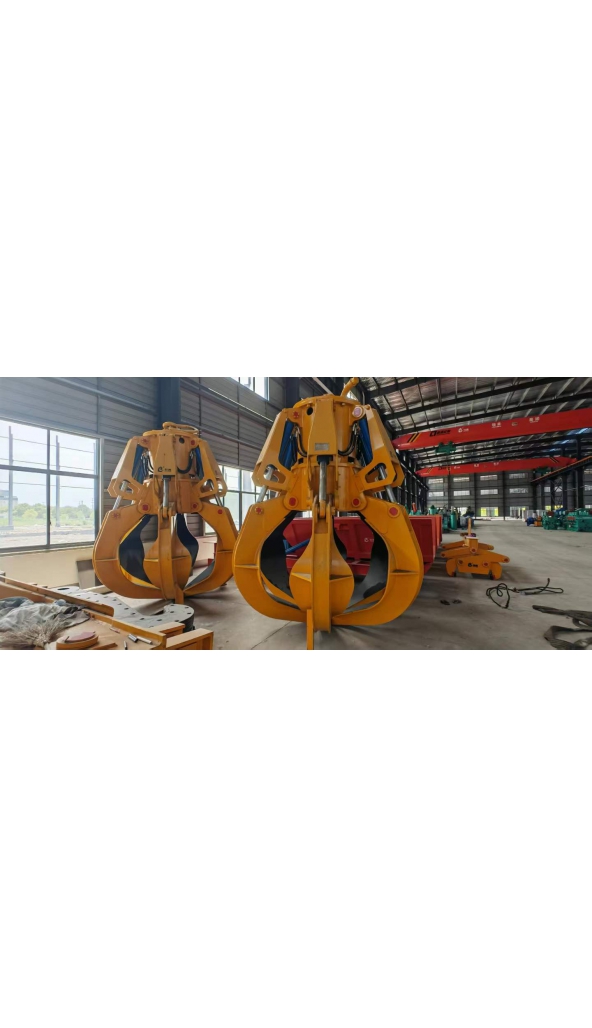 New 4㎡ hydraulic grab bucket available for sale—3 units in stock